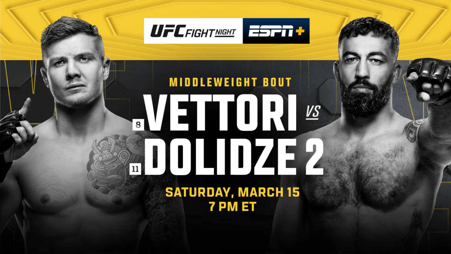 UFC Fight Night: Vettori vs. Dolidze 2 – Full Event Preview and Brazilian Fighters in Action