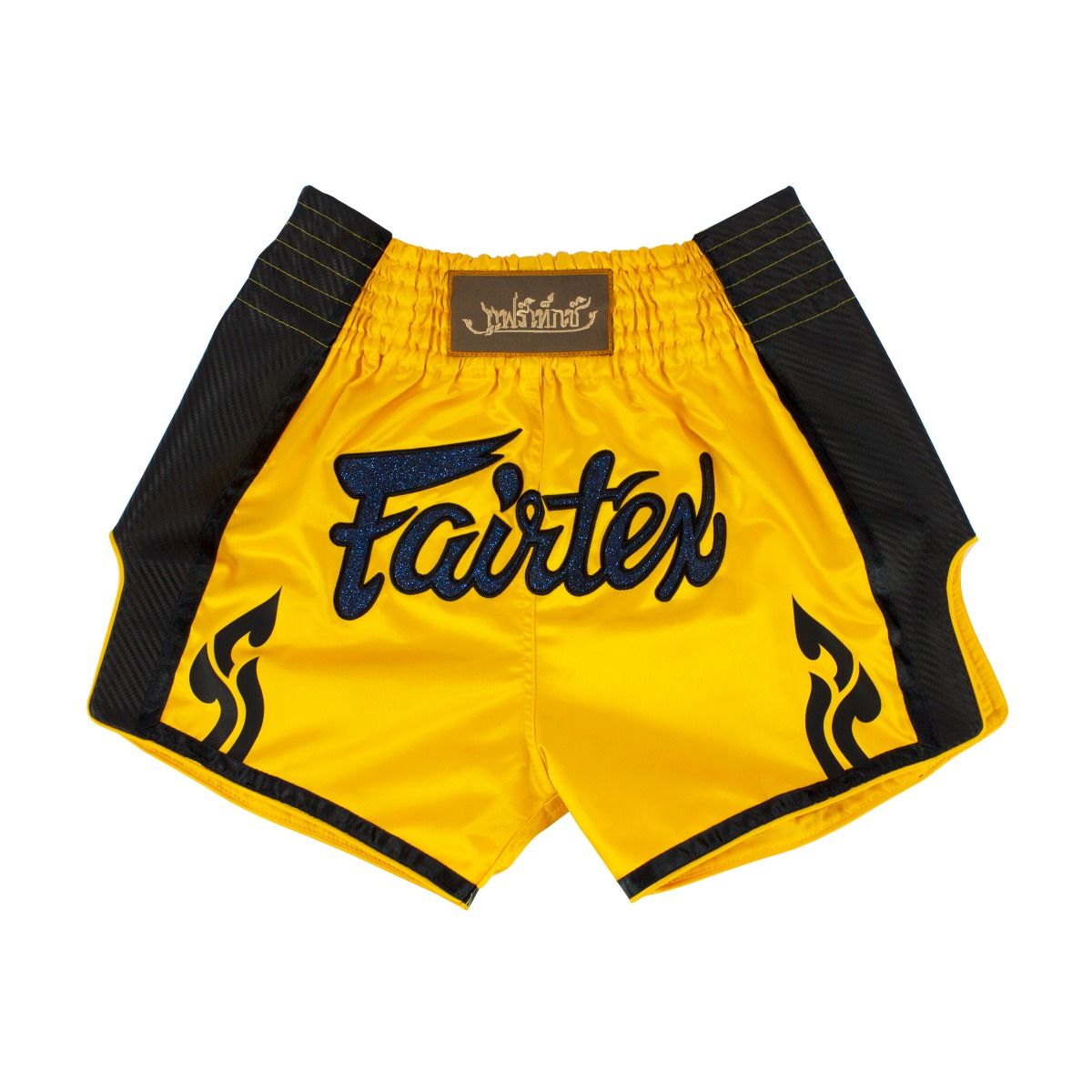 Fairtex Amarillo - Pantalones cortos de muay thai