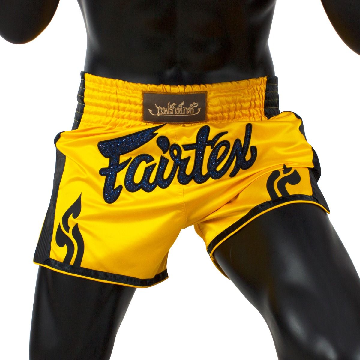 Fairtex Amarillo - Pantalones cortos de muay thai