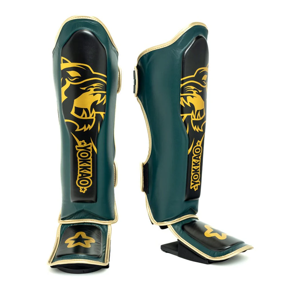 Yokkao Gold Tiger - Shin Guards
