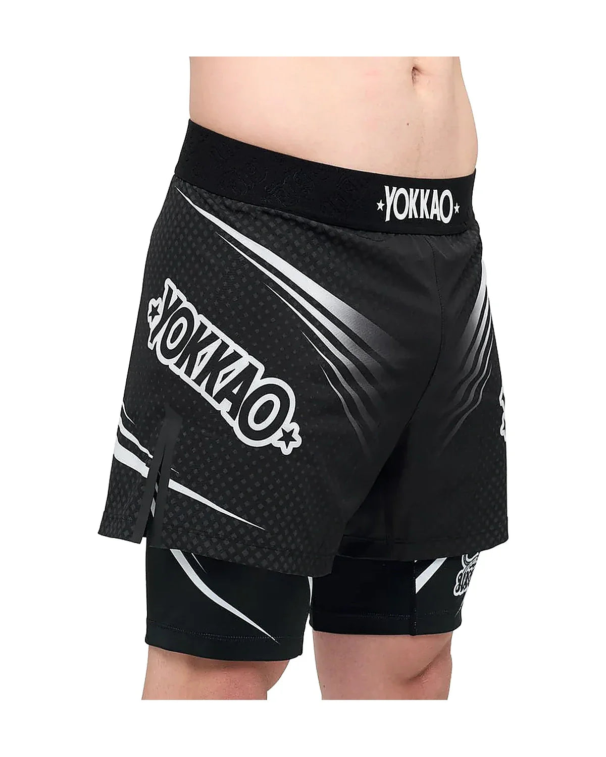 Pantalones cortos de doble lucha | Yokkao
