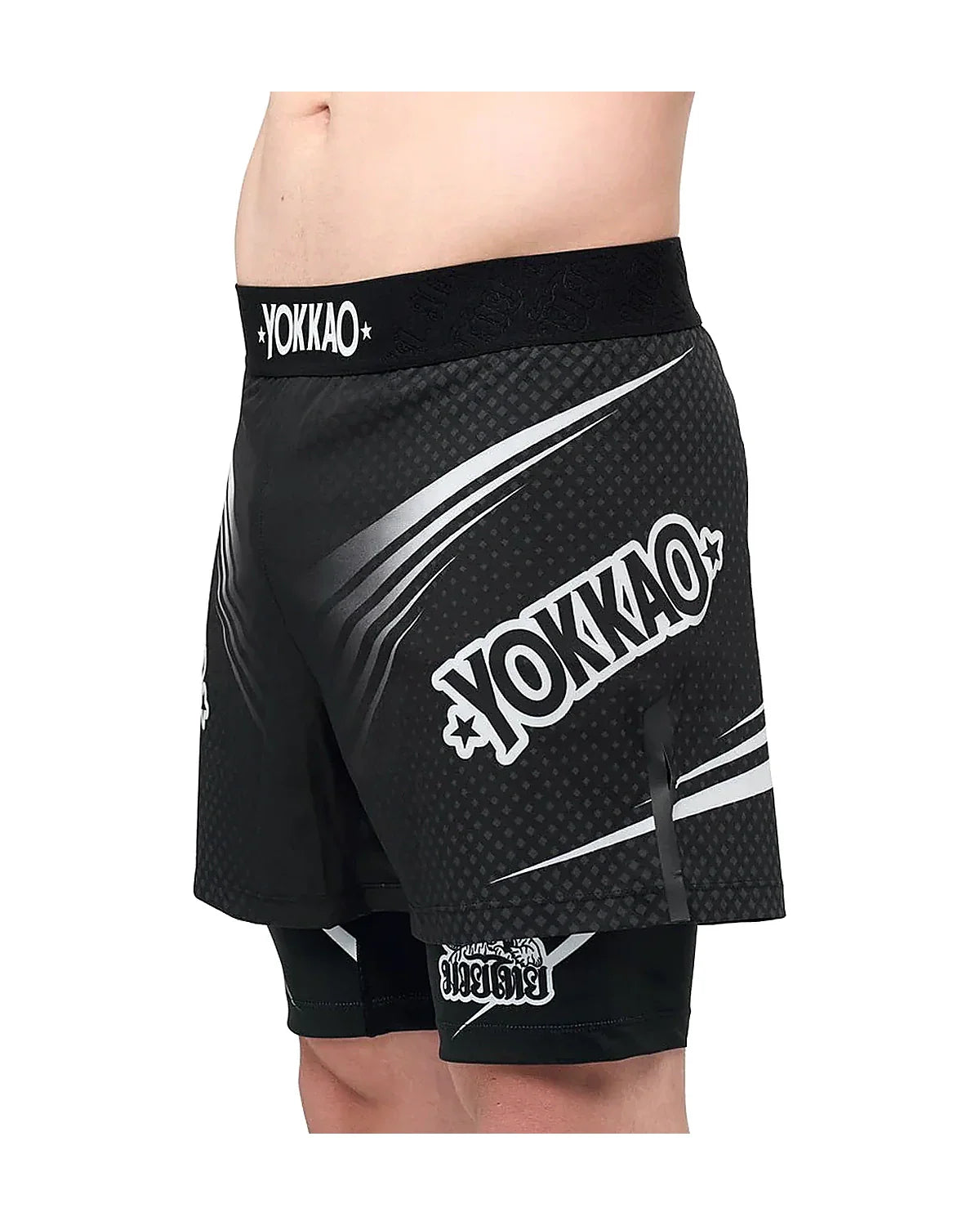 Pantalones cortos de doble lucha | Yokkao