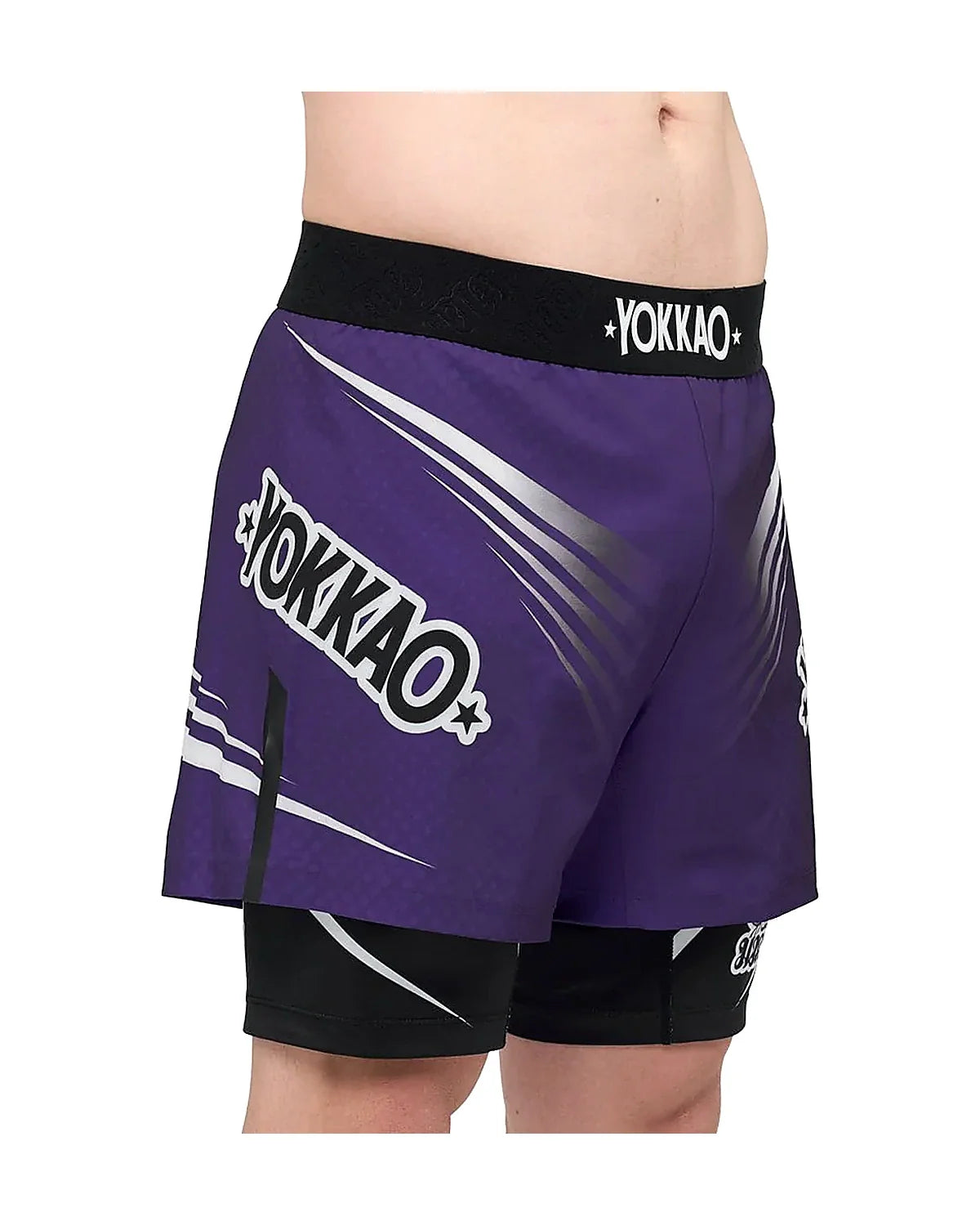Pantalones cortos de doble lucha | Yokkao