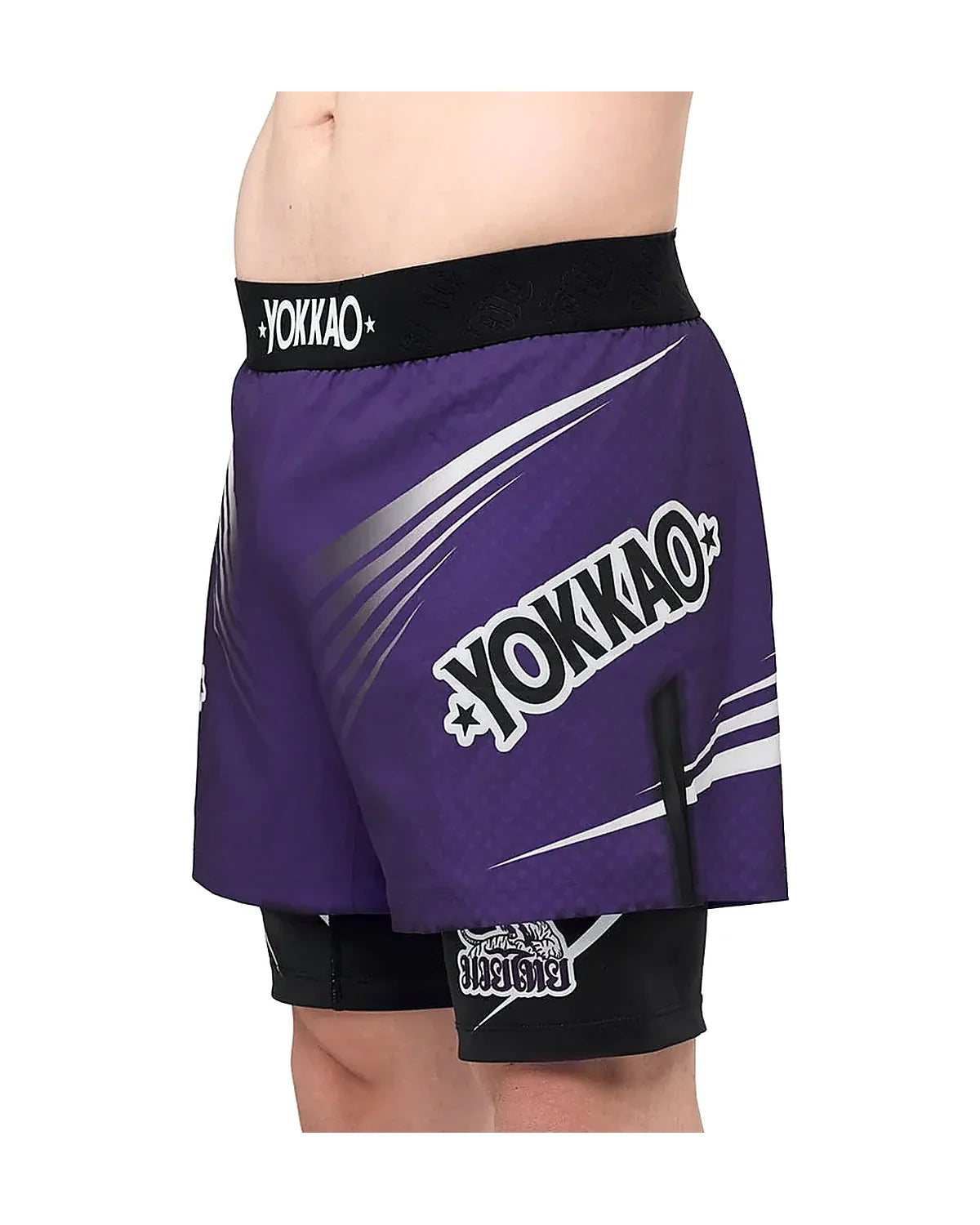 Pantalones cortos de doble lucha | Yokkao