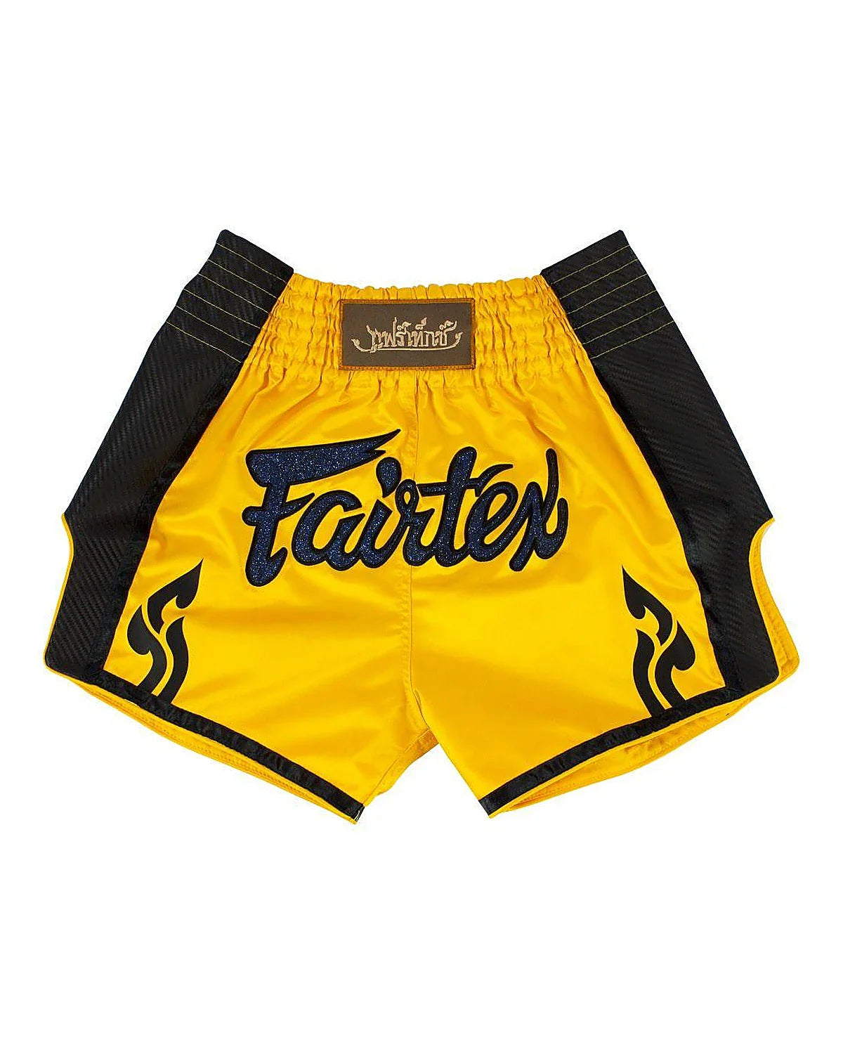 Pantalones cortos de muay thai Fairtex - Amarillo
