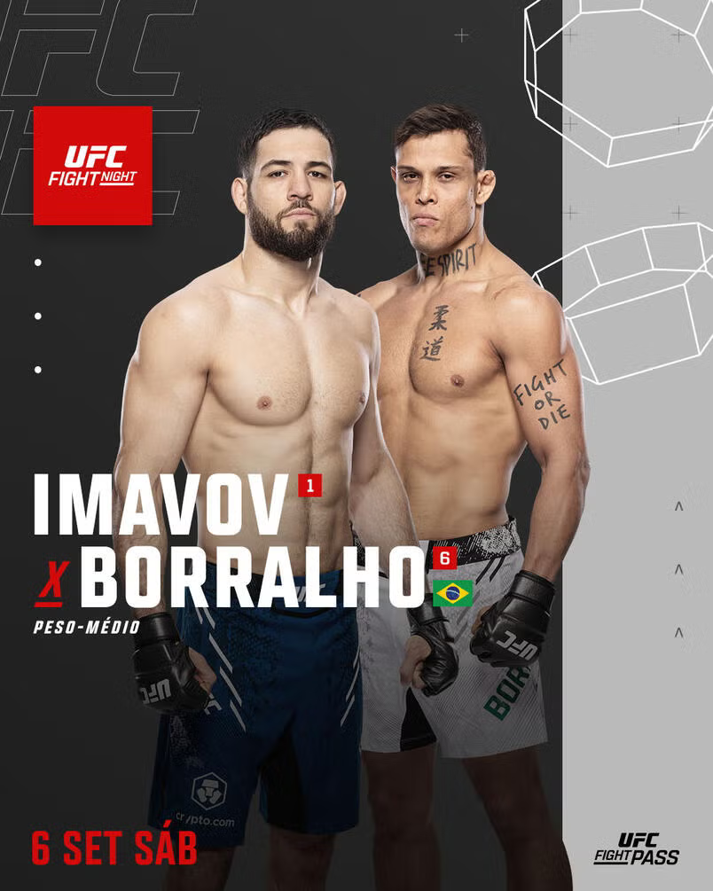 UFC Paris (Saturday): Imavov vs. Borralho - full card, start times, how to watch & quick previews