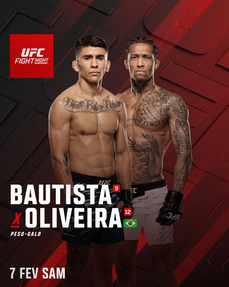 🥊 UFC Fight Night: Bautista vs. Oliveira — Full Event Preview