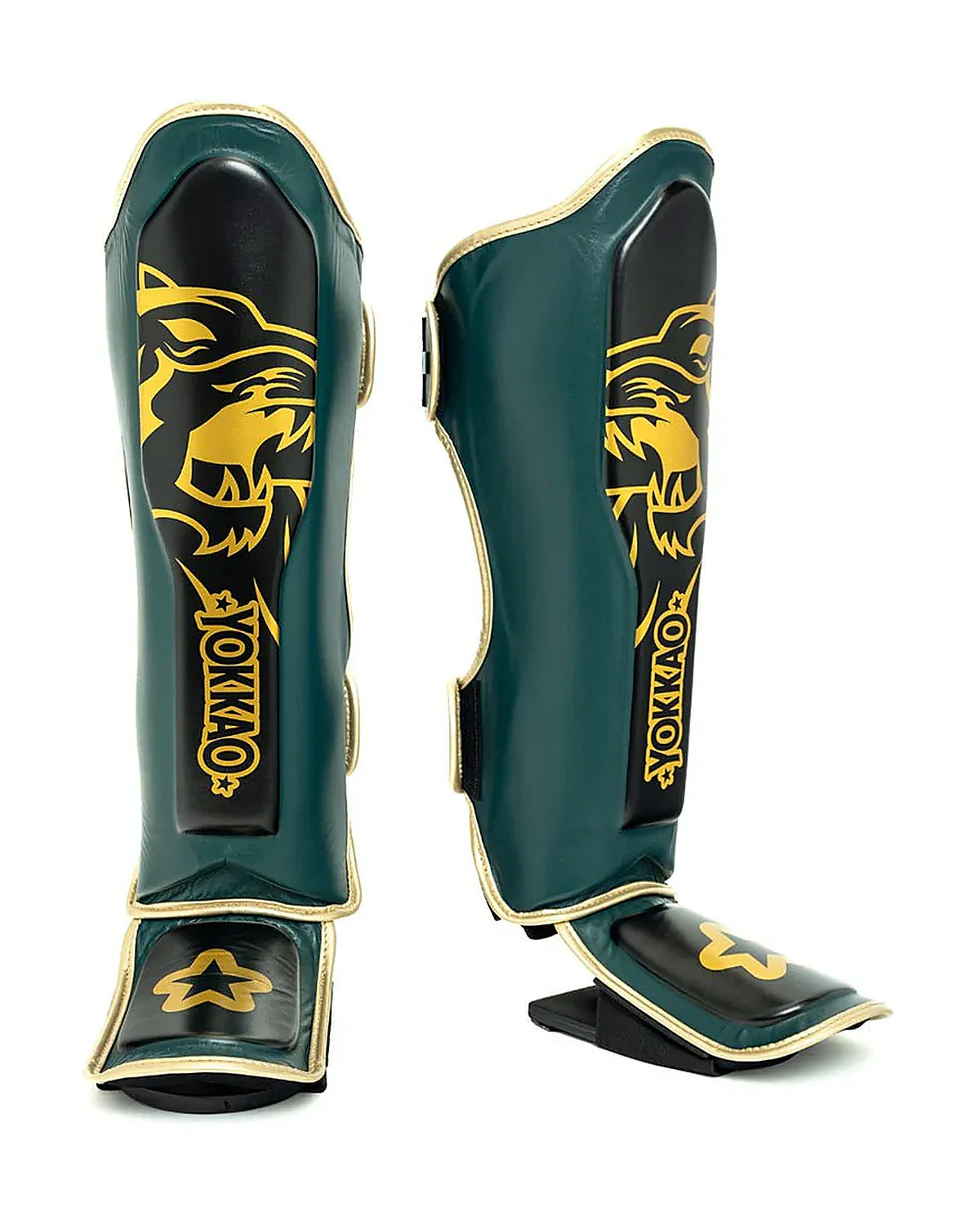 Espinilleras Yokkao - Tigre Dorado