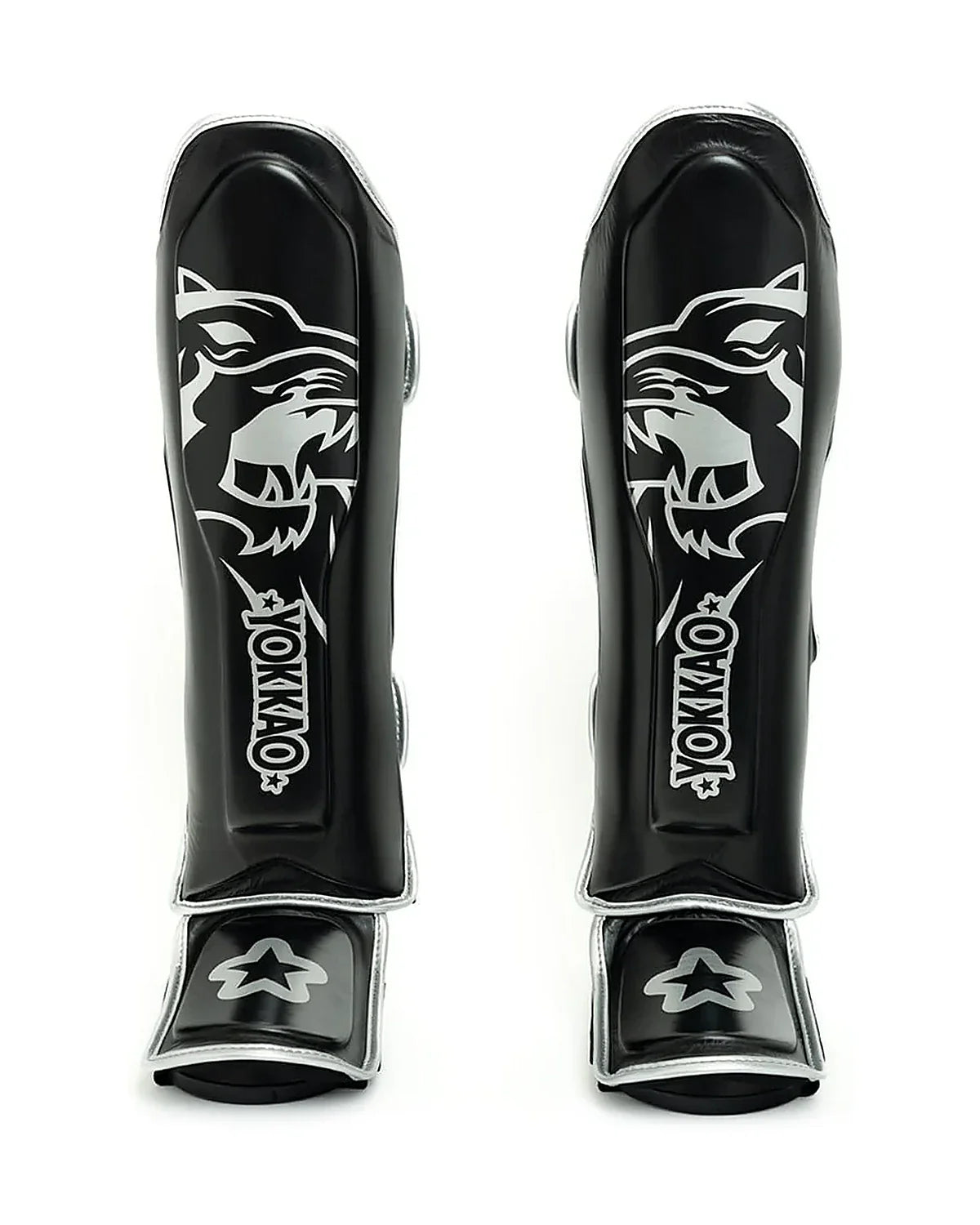 Espinilleras Yokkao - Tigre Plateado