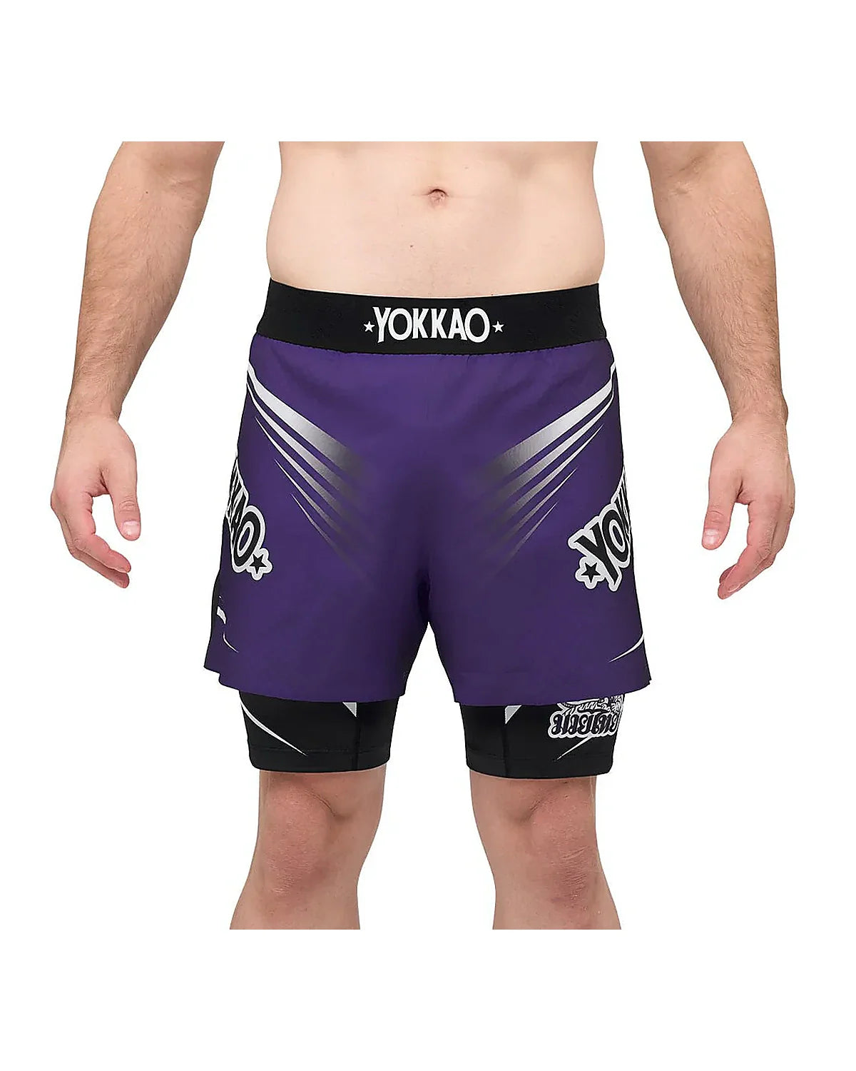 Pantalones cortos de doble lucha | Yokkao