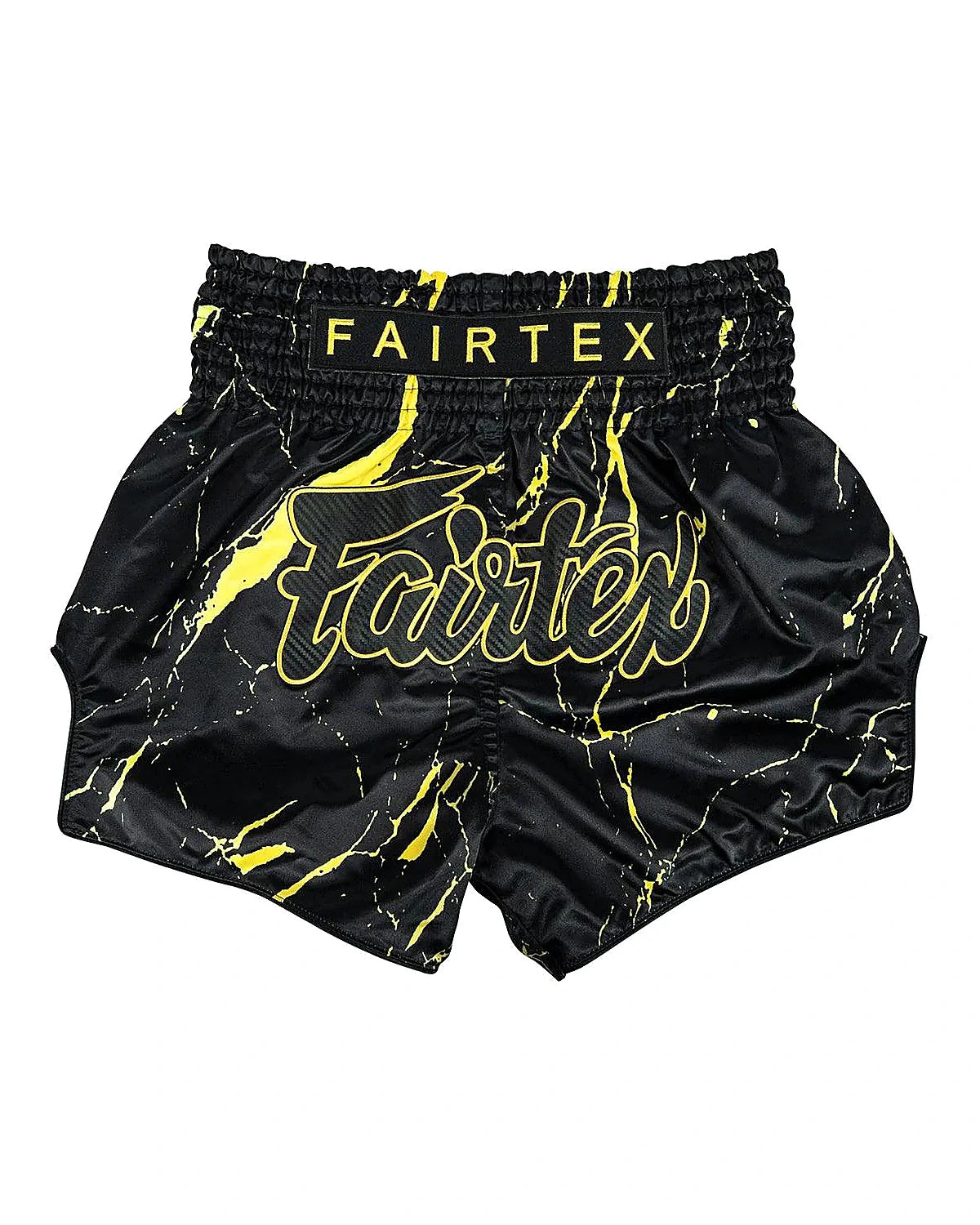 Pantalones cortos de Muay Thai Fairtex - Mármol negro