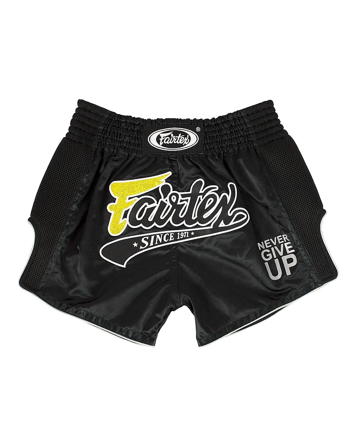 Pantalones cortos de muay thai Fairtex - Negros