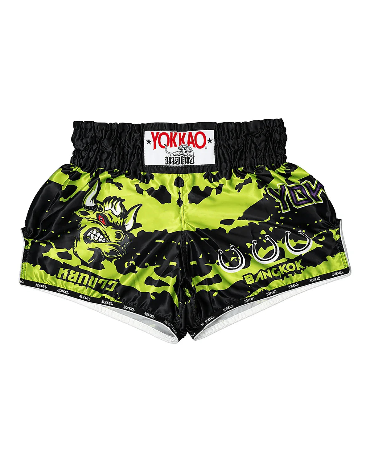 Pantalones cortos de Muay Thai Yokkao - Toro Enojado