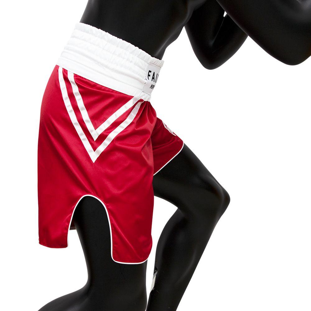 Shorts Boxe - Vermelho Clássico - Thai Shark