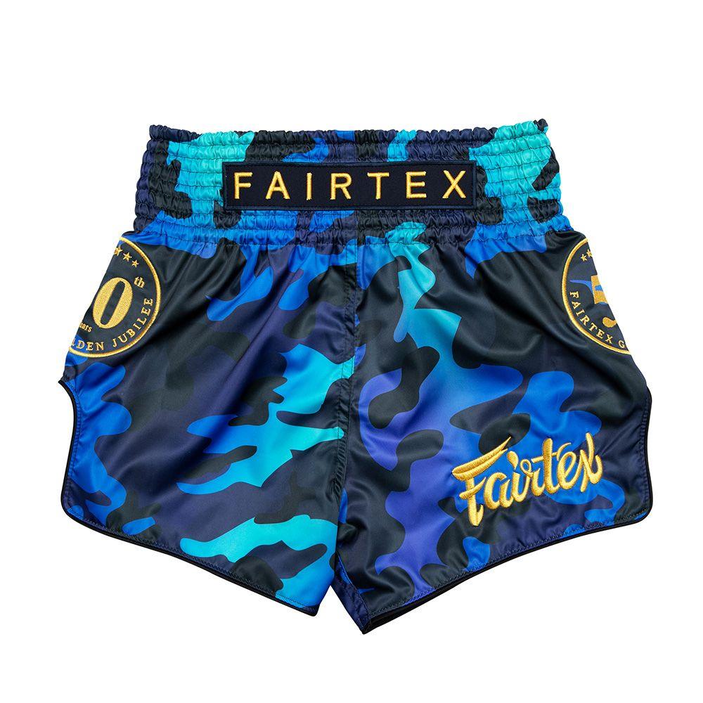 Shorts Muay Thai Fairtex - Golden Jubilee Luster - Thai Shark