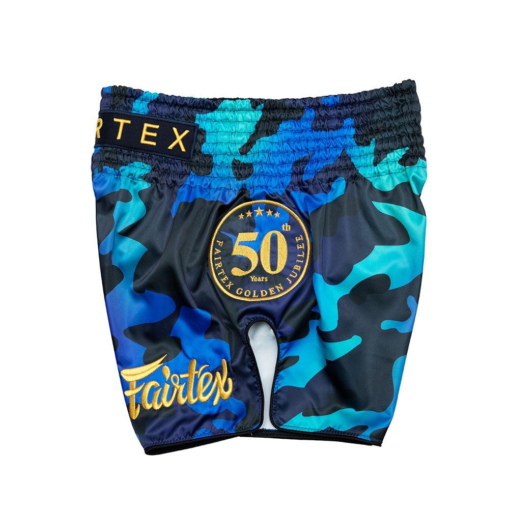 Shorts Muay Thai Fairtex - Golden Jubilee Luster - Thai Shark