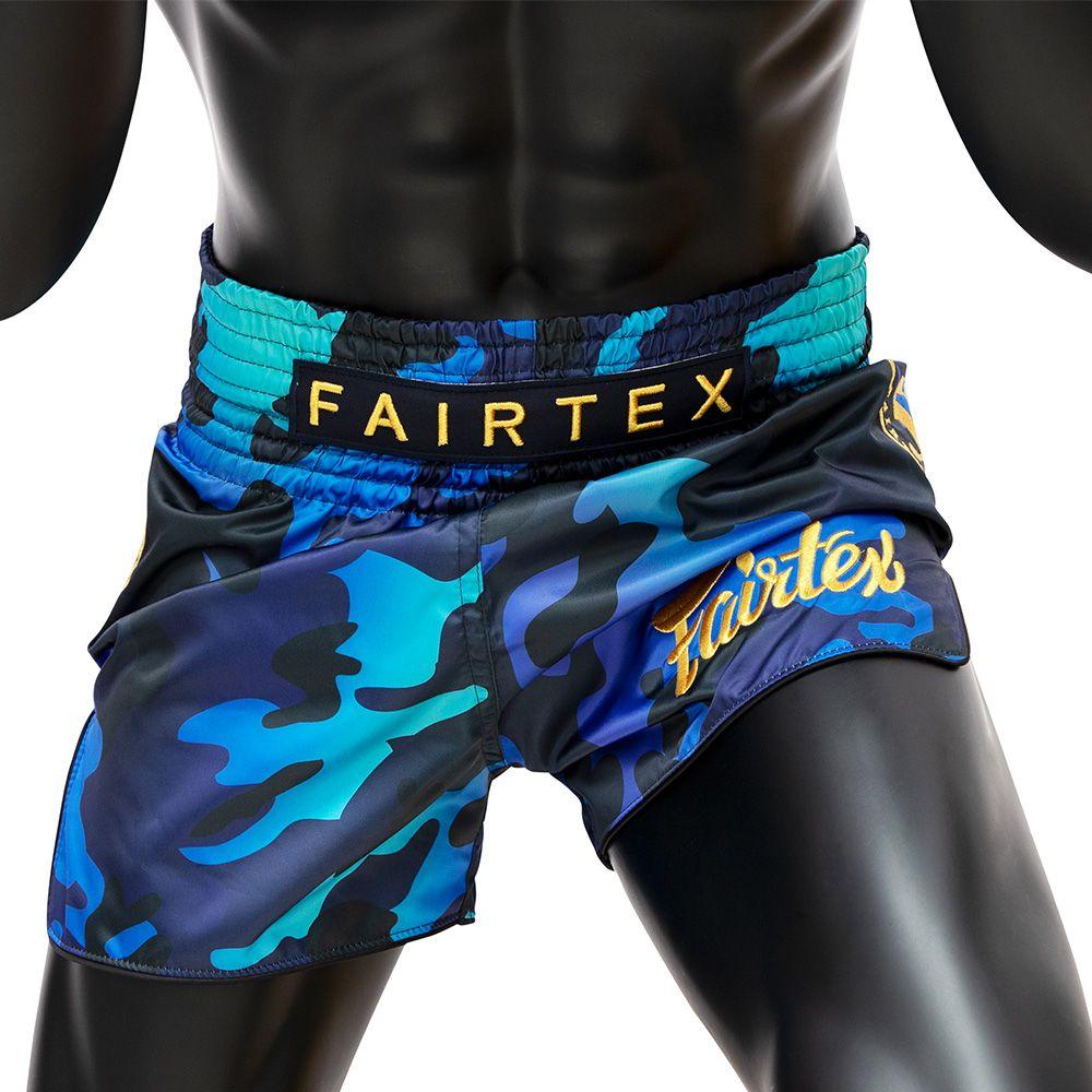 Shorts Muay Thai Fairtex - Golden Jubilee Luster - Thai Shark