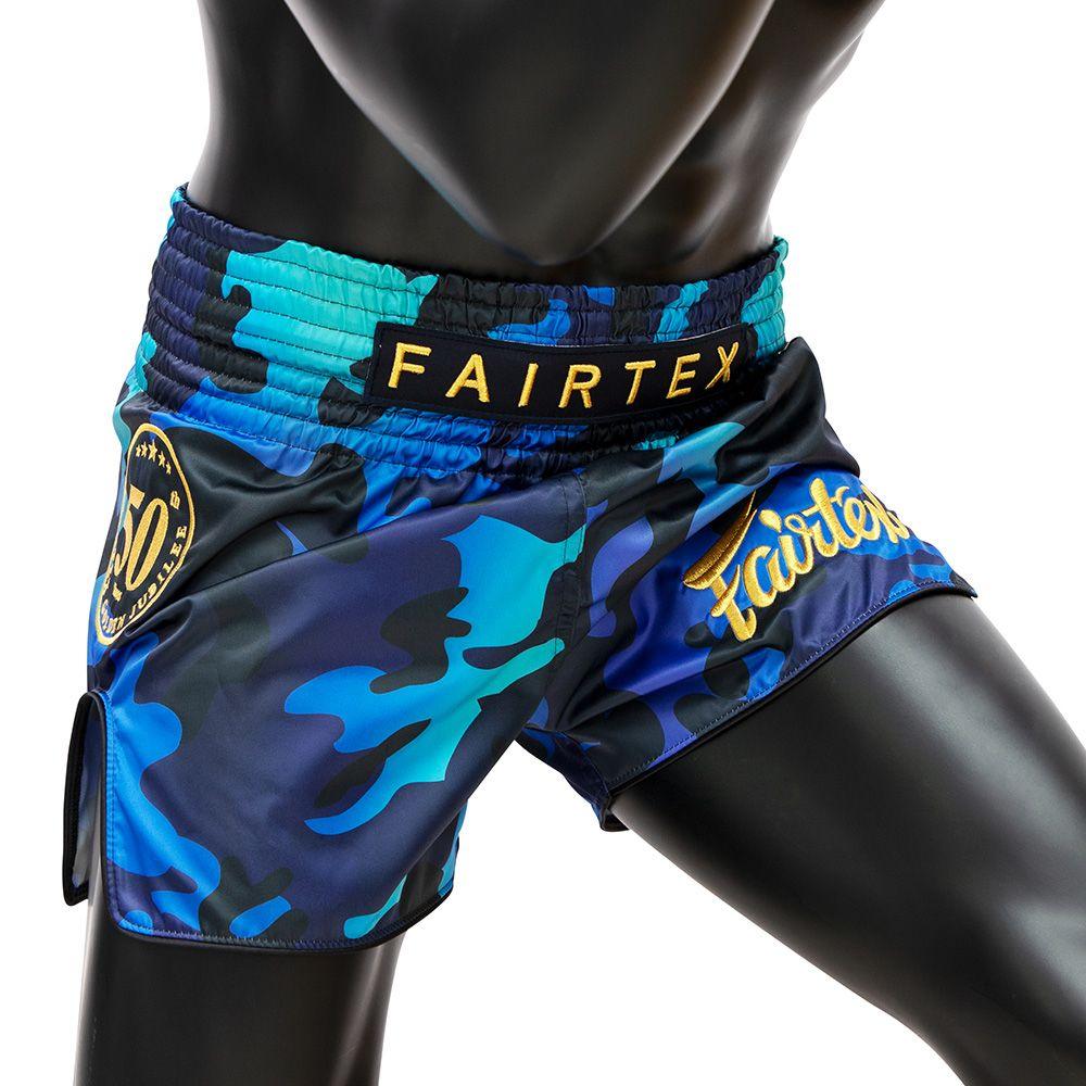 Shorts Muay Thai Fairtex - Golden Jubilee Luster - Thai Shark