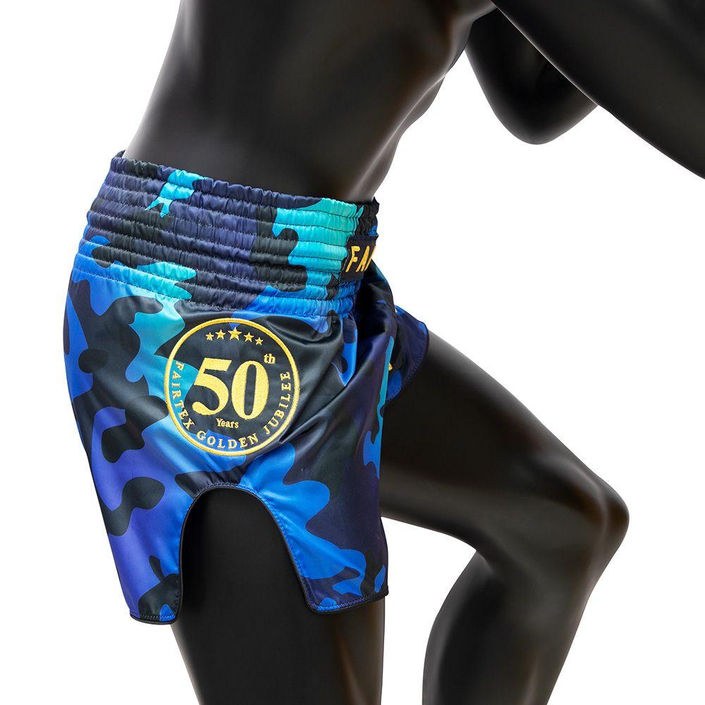 Shorts Muay Thai Fairtex - Golden Jubilee Luster - Thai Shark