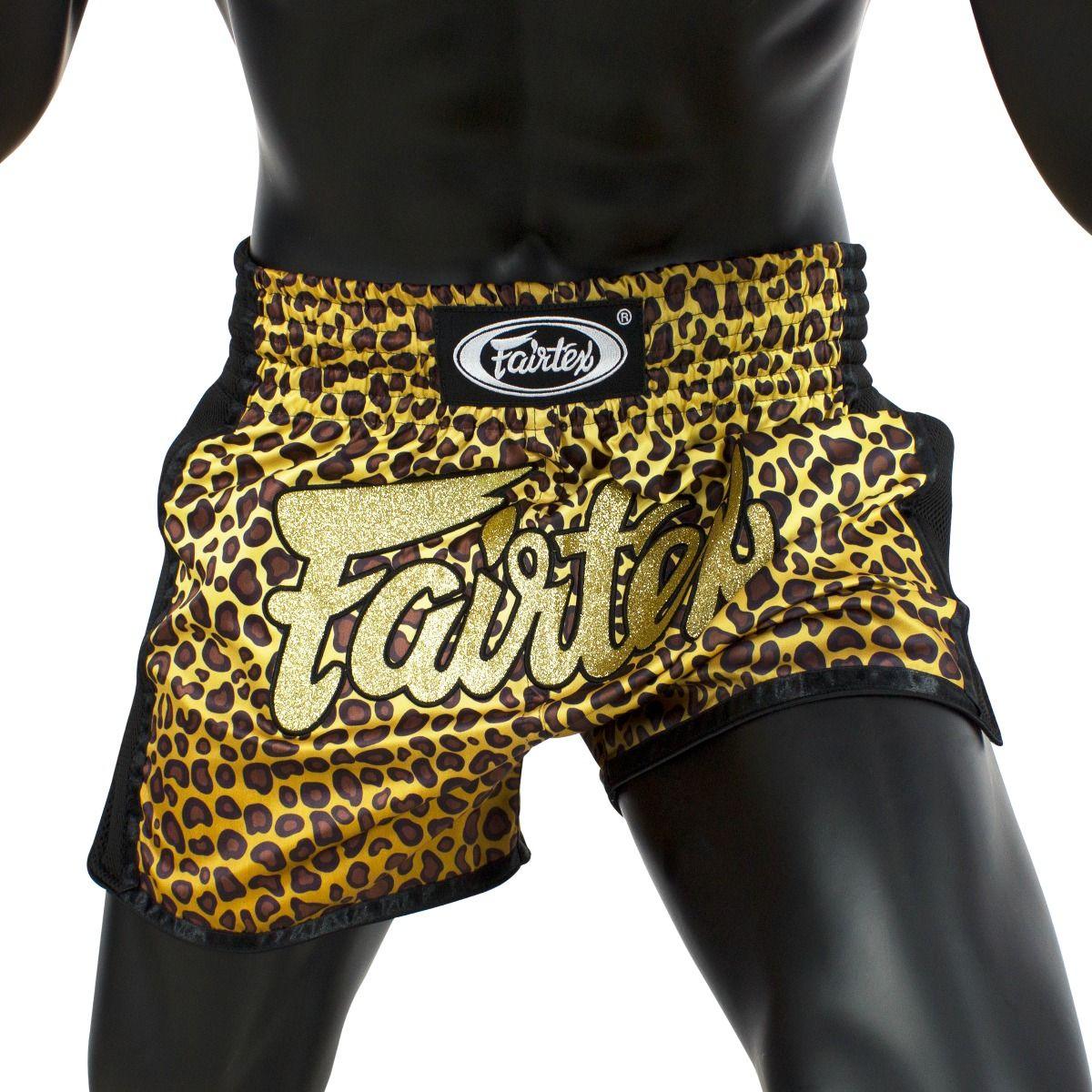 Shorts Muay Thai Fairtex - Leopardo - Thai Shark