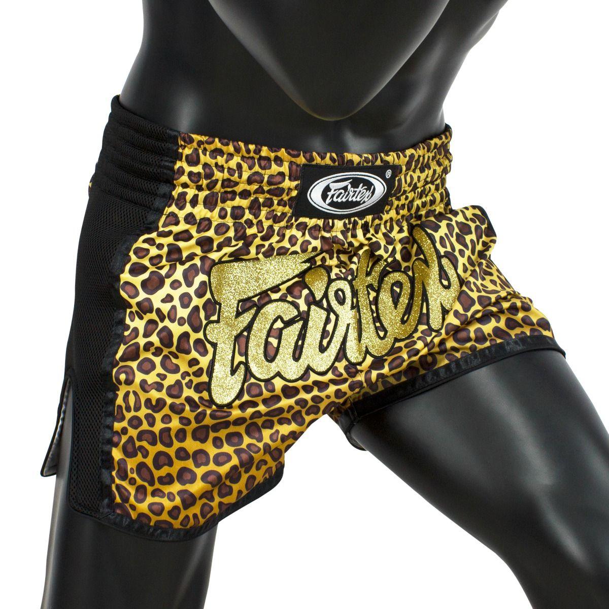 Shorts Muay Thai Fairtex - Leopardo - Thai Shark