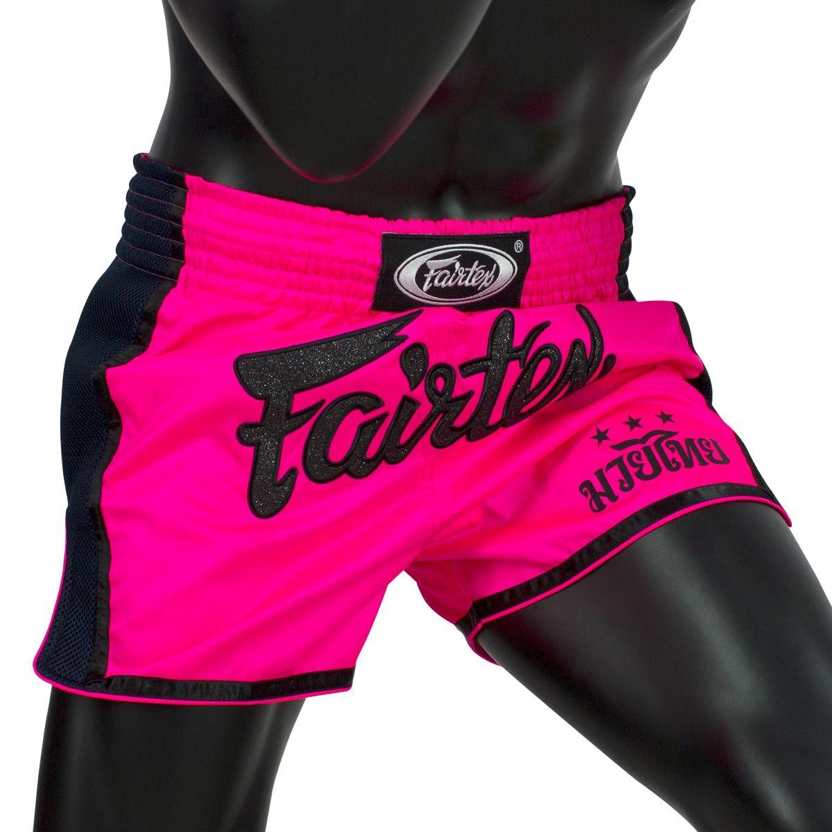 Shorts Muay Thai Fairtex - Rosa - Thai Shark